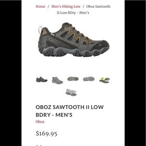 Oboz Sawtooth II Men’s hikers